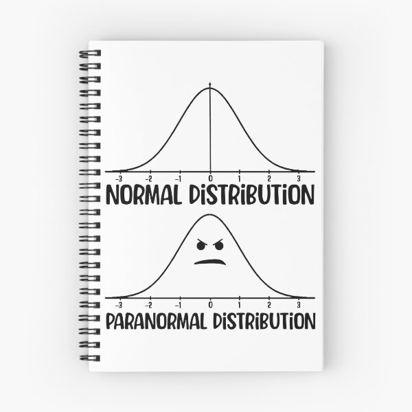 Aperçu de l'œuvre Distribution normale, distribution paranormale Math Meme créée et vendue par RepublicOfFire.