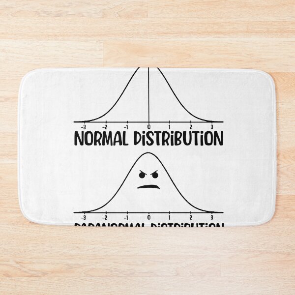 Item preview, Normal Distribution, Paranormal Distribution Math Meme designed and sold by RepublicOfFire.