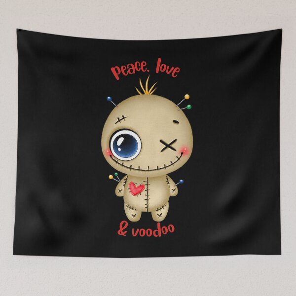 Item preview, Peace, Love & Voodoo designed and sold by Edenglow Prints & Peculiars.