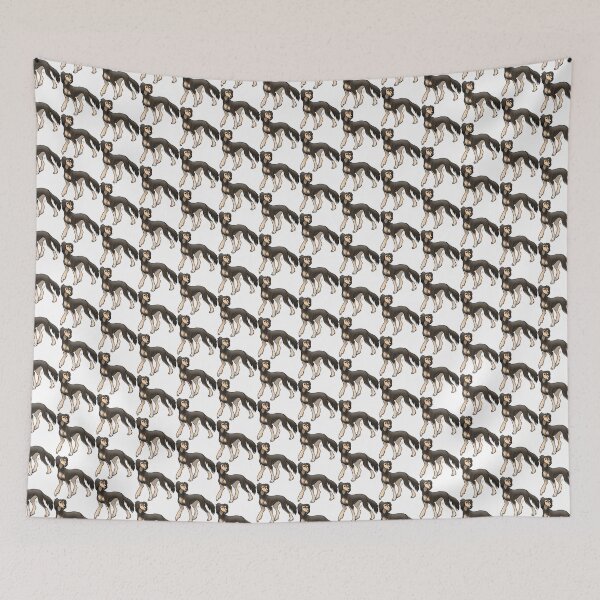 Item preview, Saluki - Black and Tan Feathered designed and sold by Jennifer Stolzer.