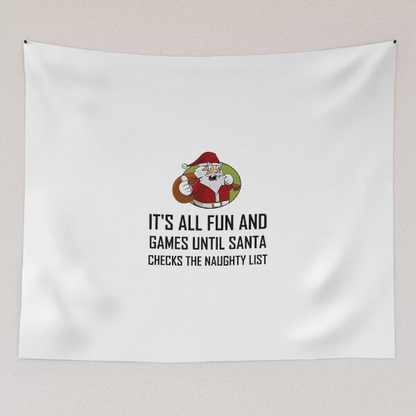 Item preview, Santa Checks Naughty List designed and sold by TheBestStore.