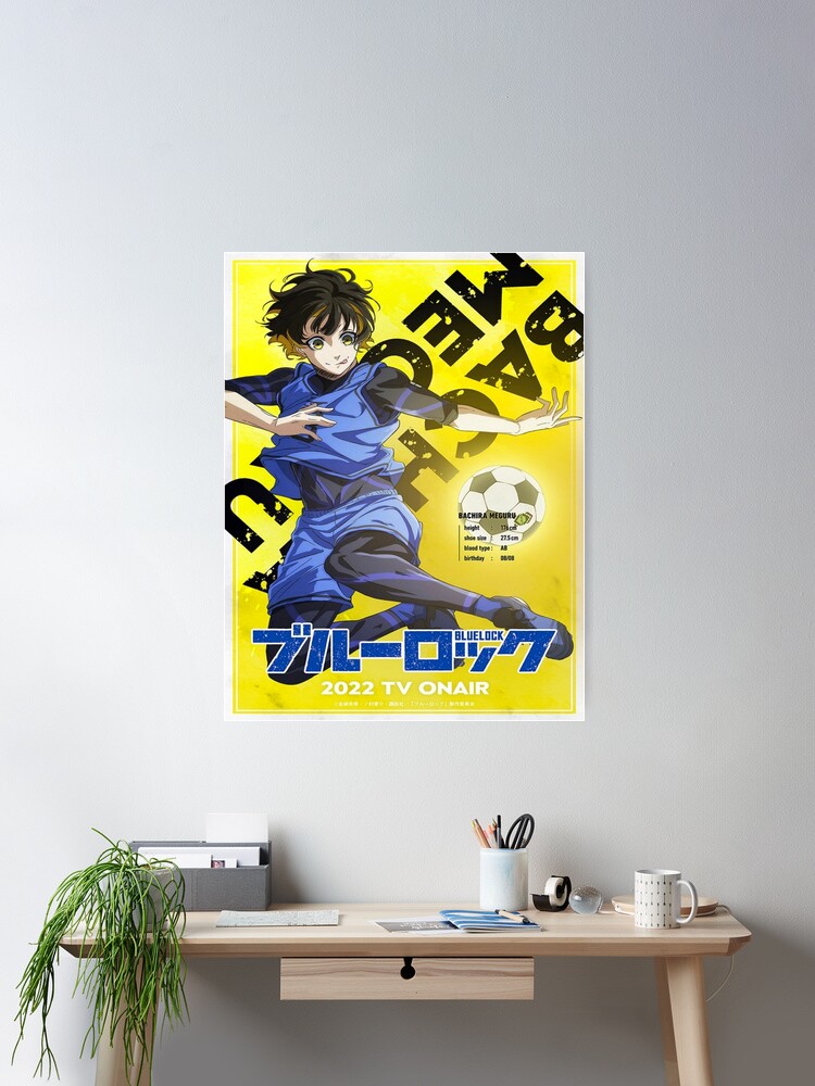 Blue Lock Meguru Bachira Anime Poster Canvas Poster Wall Art Decor Print  Picture Paintings for Living Room Bedroom Decoration Unframe-style  12x18inch(30x45cm) : : Home