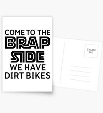Dirt Bike Fahrer Postkarten