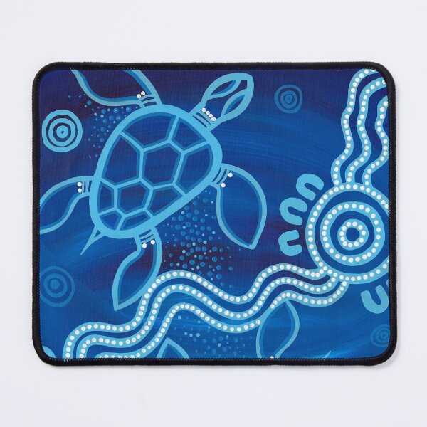 Item preview, Authentic Aboriginal Art - 2 Sea Turtles  designed and sold by HogarthArts.