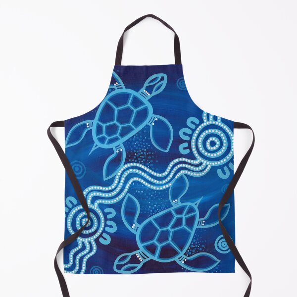 Item preview, Authentic Aboriginal Art - 2 Sea Turtles  designed and sold by HogarthArts.