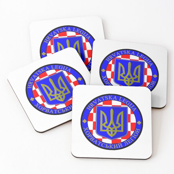 Item preview, Croatian Legion Solidarity with Ukraine Slava Ukraini! designed and sold by Velered Designs ⚜️.