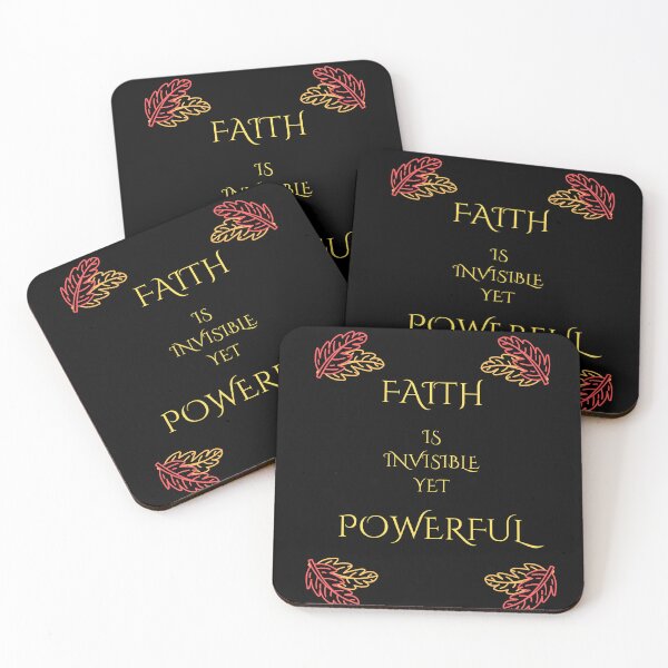 Item preview, Powerful by Faith designed and sold by BlessedConcepts.
