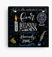 Dumbledore Quote Canvas Print