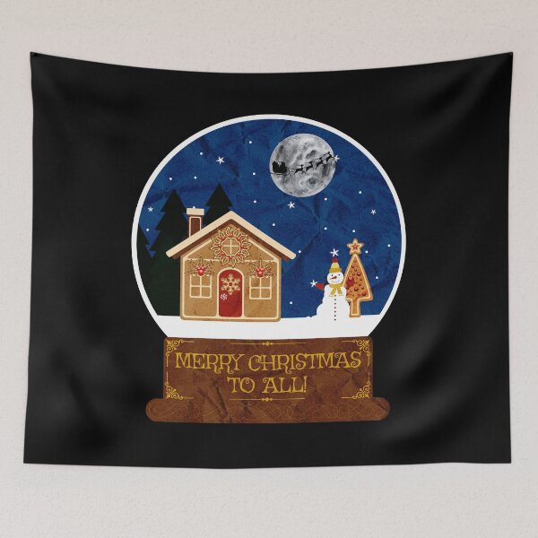 Item preview, Christmas Globe - Merry Christmas To All! designed and sold by Batty4Boba.