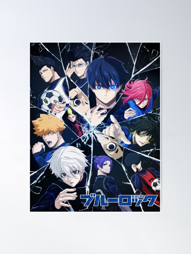 Anime Blue Lock Bachira Meguru Poster, bachira meguru anime