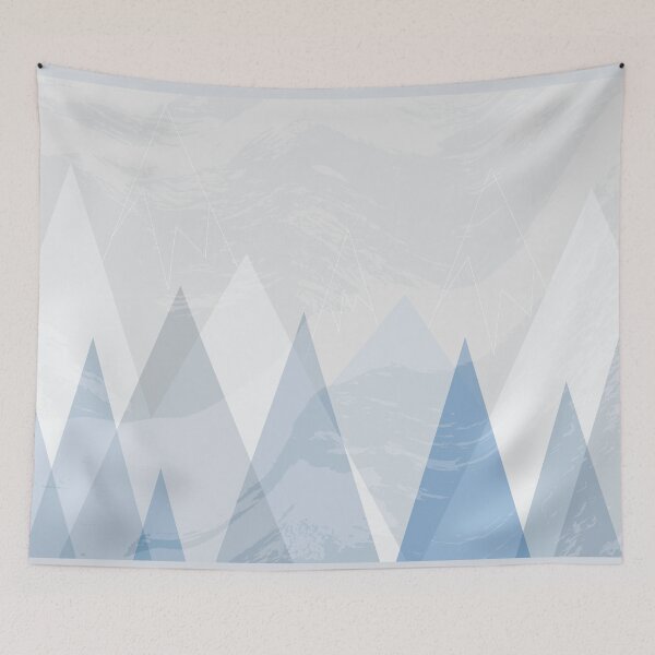 Aperçu de l'œuvre Montagne bleue créée et vendue par Treich Design.