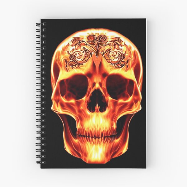 Item preview, Golden Etched Skull designed and sold by Aerialyn.