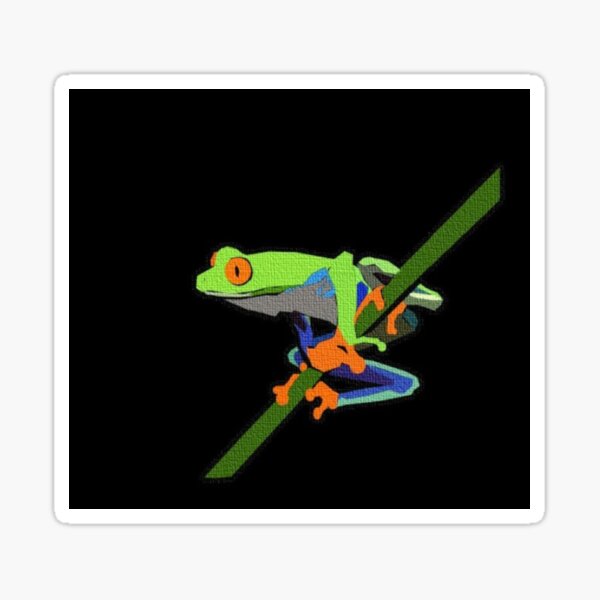 Red-Eyed Green Tree Frog Sticker