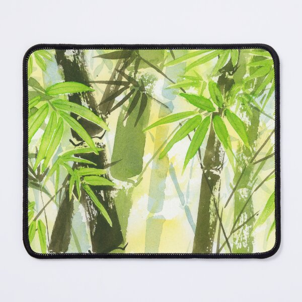 Item preview, Bright Green Bamboo Forest designed and sold by WaterStrokesArt.