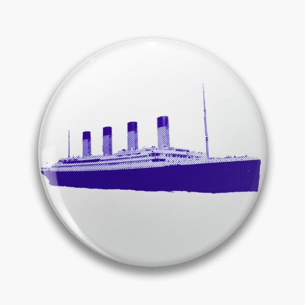 Item preview, Blue Titanic Newspaper Print designed and sold by AndyDrywall.