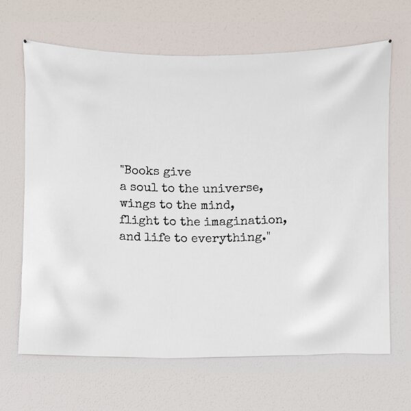 Item preview, Books give a soul to the universe quote designed and sold by venomouspixie.