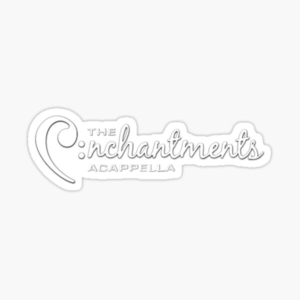 White Logo (Maroon Products) Sticker