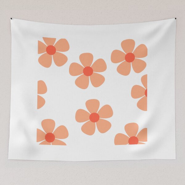 Item preview, Peach colored flowers  designed and sold by aishaf4rias.