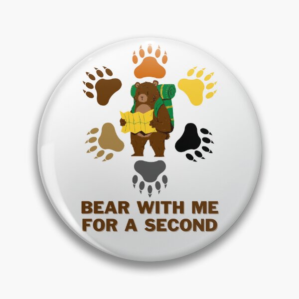 Item preview, WOOFZ® Camping Bear Woods Forest Lost Gay Bear Paws Claws T-Shirt Shirt designed and sold by woofz.
