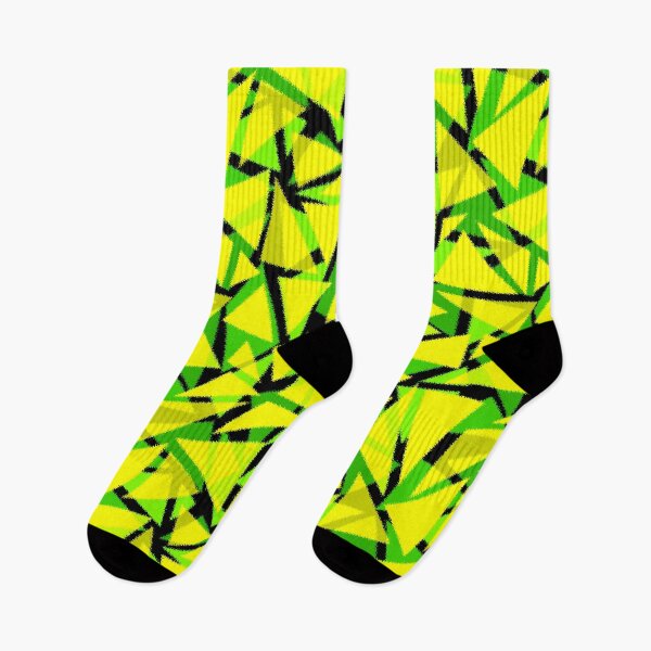 Item preview, Abstract yellow green neon modern pattern designed and sold by fuzzyfox.