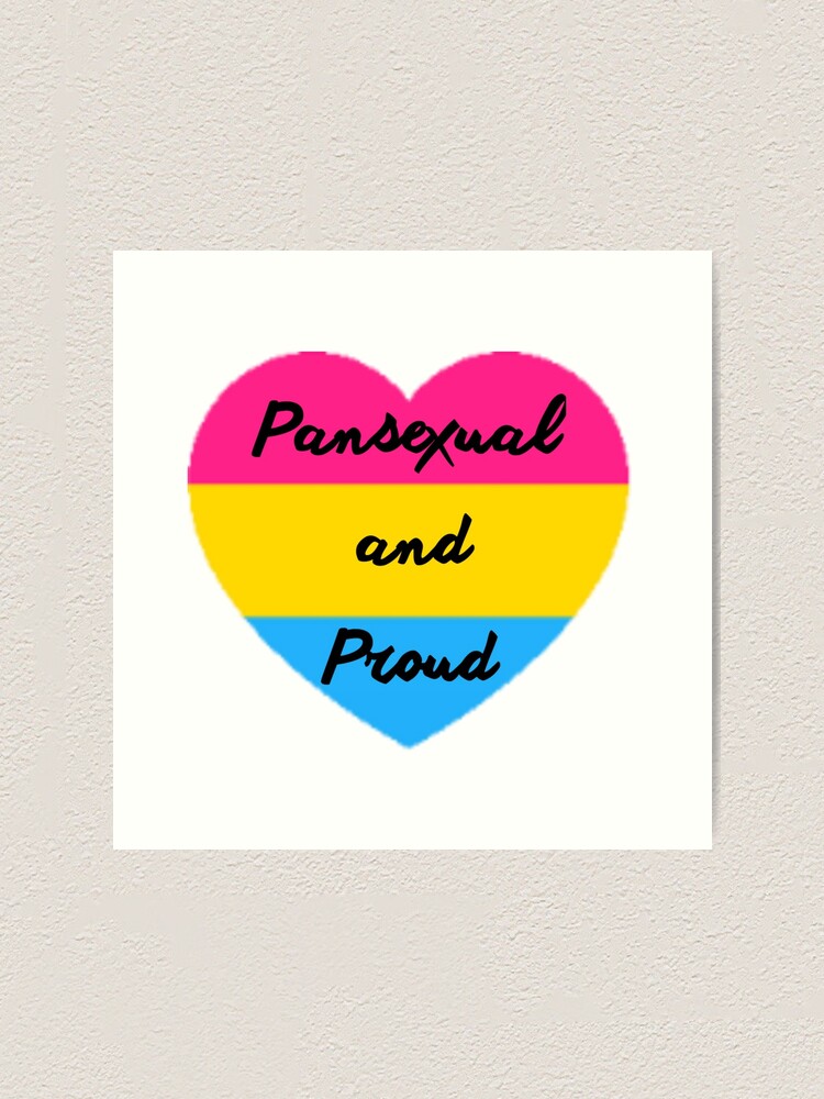 Pansexual Pride Art Print For Sale By Adamkaplans Redbubble 0181