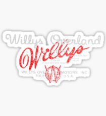 Willys Overland Motors Toledo Ohio Sticker