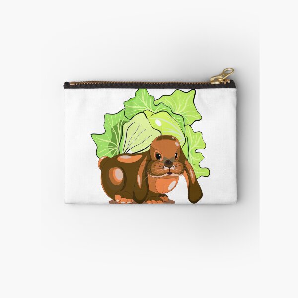 Item preview, Rabbit with cabbage on the background designed and sold by Mashusha-art.
