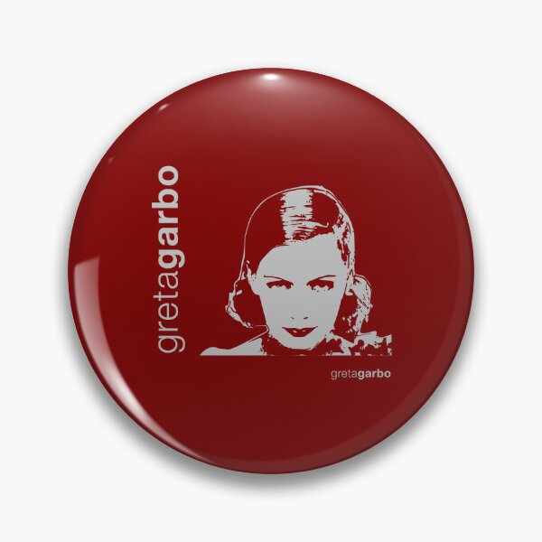 Item preview, Classic Greta Garbo poster (red) designed and sold by CMYKStudio.