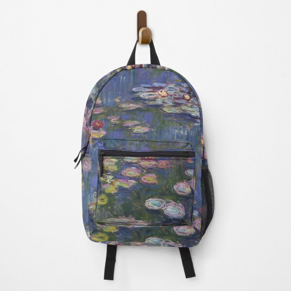 Item preview, Periwinkle Waterlilies repeating pattern using a work of Monet released to the public designed and sold by sandpaperdaisy.