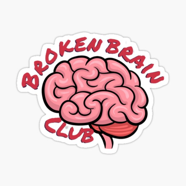 Item preview, Broken Brain Club designed and sold by Miffybunn.