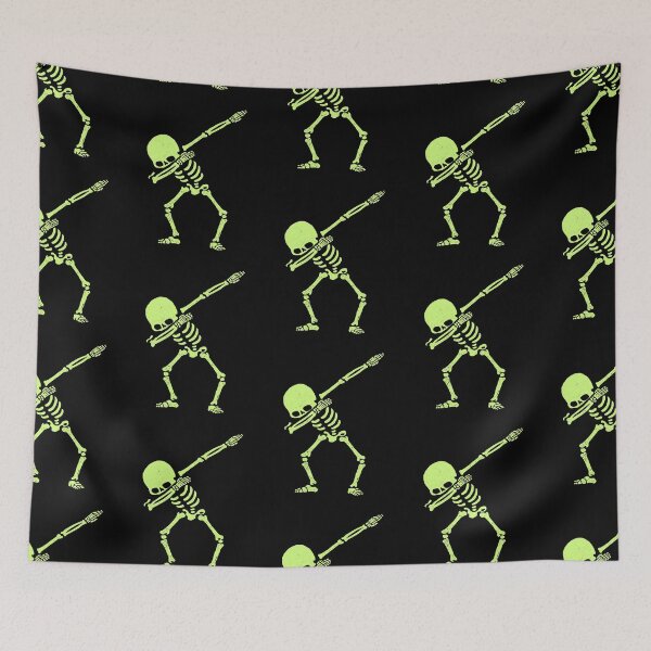 Item preview, Dabbing Skeleton Fluorescent Green designed and sold by vomaria.