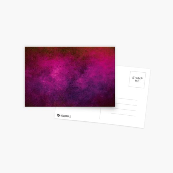 Fushia Smoke Postcard