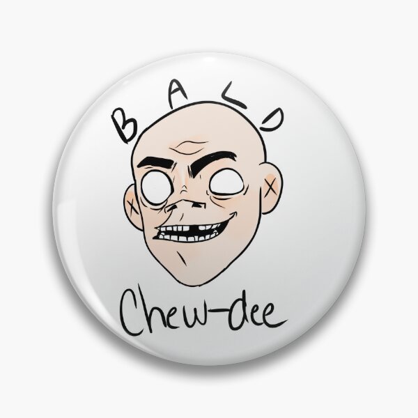 Item preview, bald 2d white eyes designed and sold by ouchland.