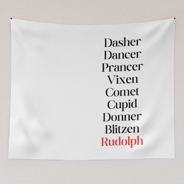 Item preview, Simple Reindeer Names  designed and sold by SimpleSteve.