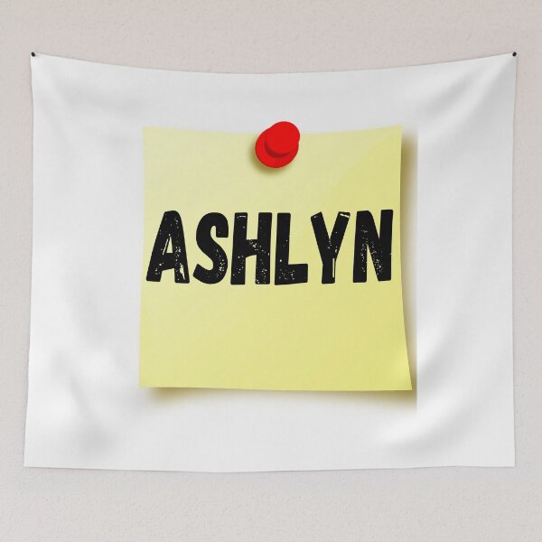 Item preview, ASHLYN Personalized Name Birthday Tag Family Name ASHLYN Girl Name First Name Last Name  designed and sold by HalloweenGift.