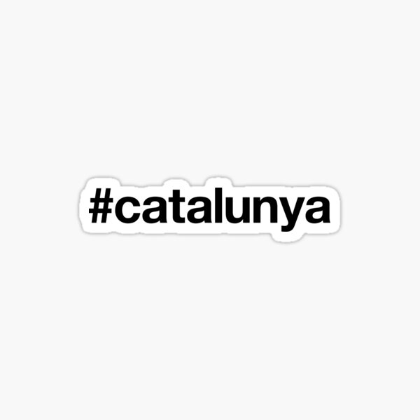 CATALUNYA Hashtag Pegatina