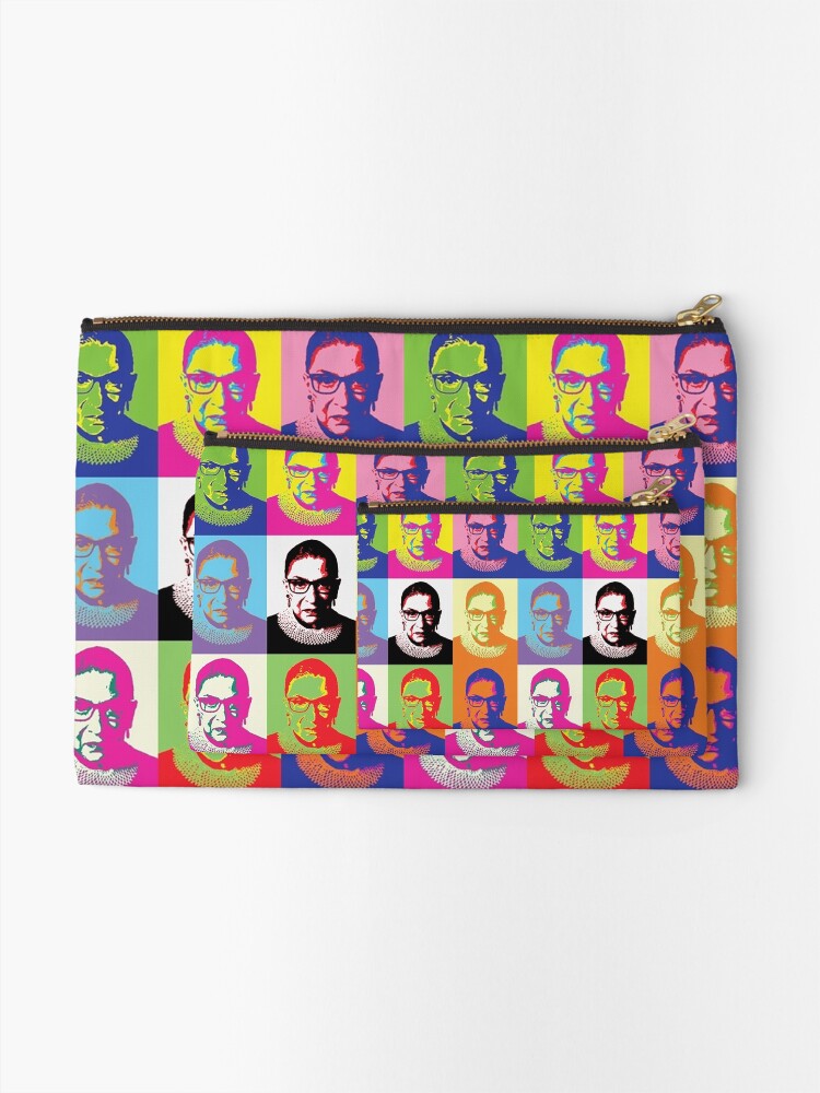 Alternate view of ruth bader ginsburg Zipper Pouch
