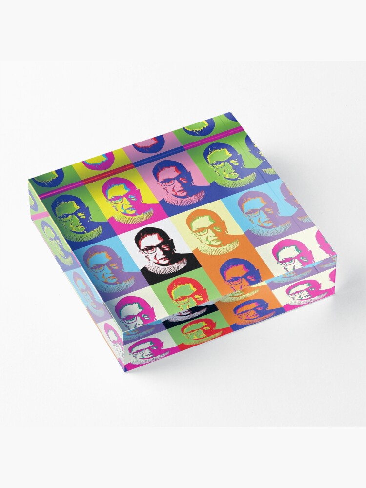 Alternate view of ruth bader ginsburg Acrylic Block
