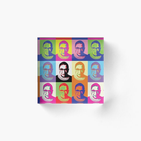 ruth bader ginsburg Acrylic Block