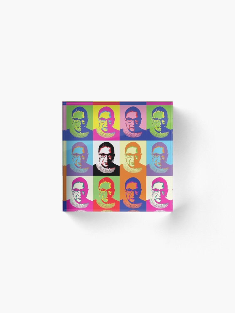 Alternate view of ruth bader ginsburg Acrylic Block