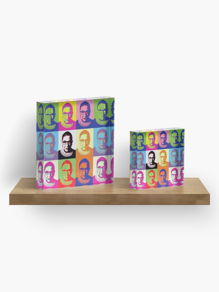 Alternate view of ruth bader ginsburg Acrylic Block