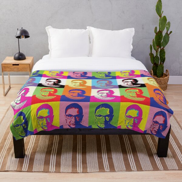 ruth bader ginsburg Throw Blanket