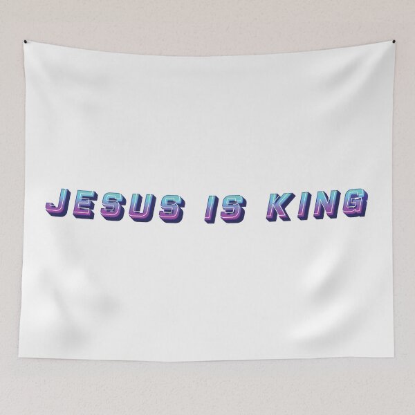 Item preview, Jesus is King designed and sold by BlessedConcepts.