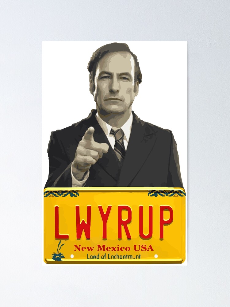 Saul Goodman様確認用 Saul Goodman Attorney at Law License Plate Design