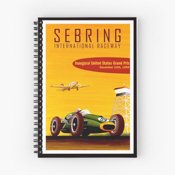 Item preview, SEBRING : Vintage 1959 Grand Prix Auto Racing Print designed and sold by posterbobs.