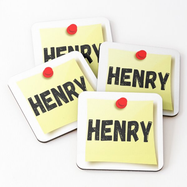 Item preview, HENRY Personalized Name Birthday Tag Family Name HENRY Boy Name First Name Last Name  designed and sold by HalloweenGift.