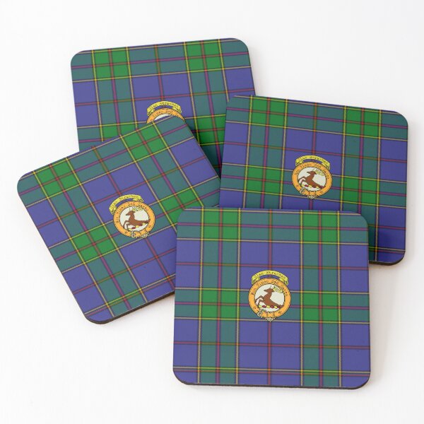 Artikelvorschau, Strachan Schottischer Tartan und Wappen entworfen und verkauft von BagTown Clans.