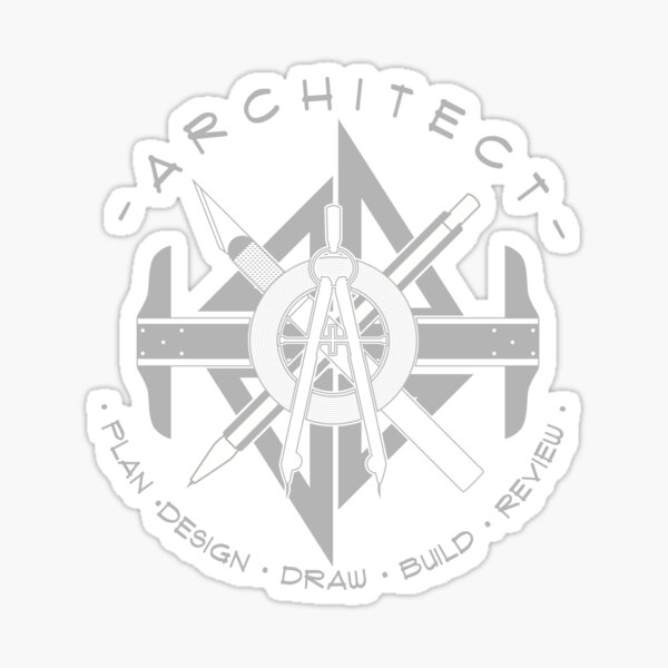 Architect Tools Sticker