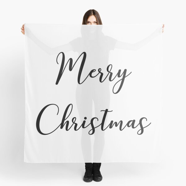 Merry Christmas Scarf