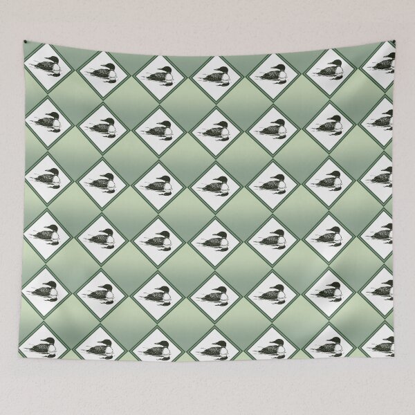 Item preview, Sage Loon Diamond Pattern designed and sold by Melissa Mielke.